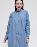 Lois Girl Cotton Denim Dress