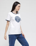Lois Girl Cotton 24'S T-Shirt Wording Brand