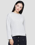 Lois Girl Asy Stripe Kaos Wanita