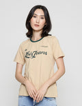 Lois Girl Logo Print Women's Casual T-Shirt