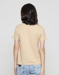 Lois Girl Logo Print Women's Casual T-Shirt