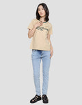 Lois Girl Logo Print Women's Casual T-Shirt