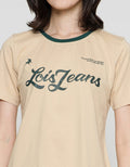 Lois Girl Logo Print Women's Casual T-Shirt