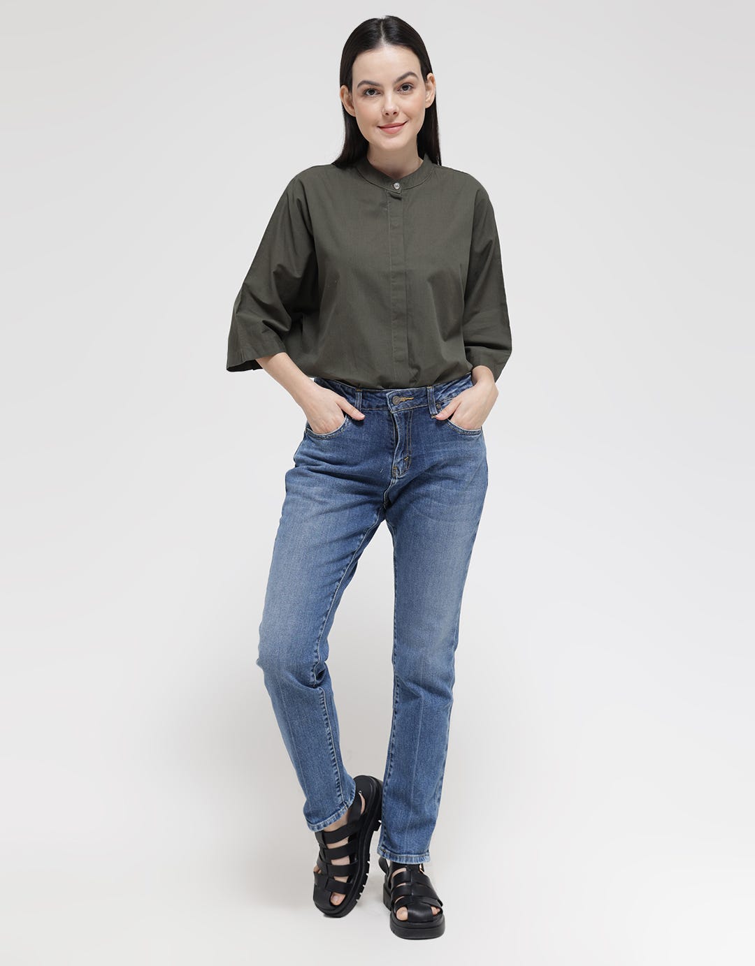 Lois Girl Straight Jeans Casual Design