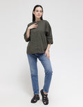 Lois Girl Cotton Blouse Button