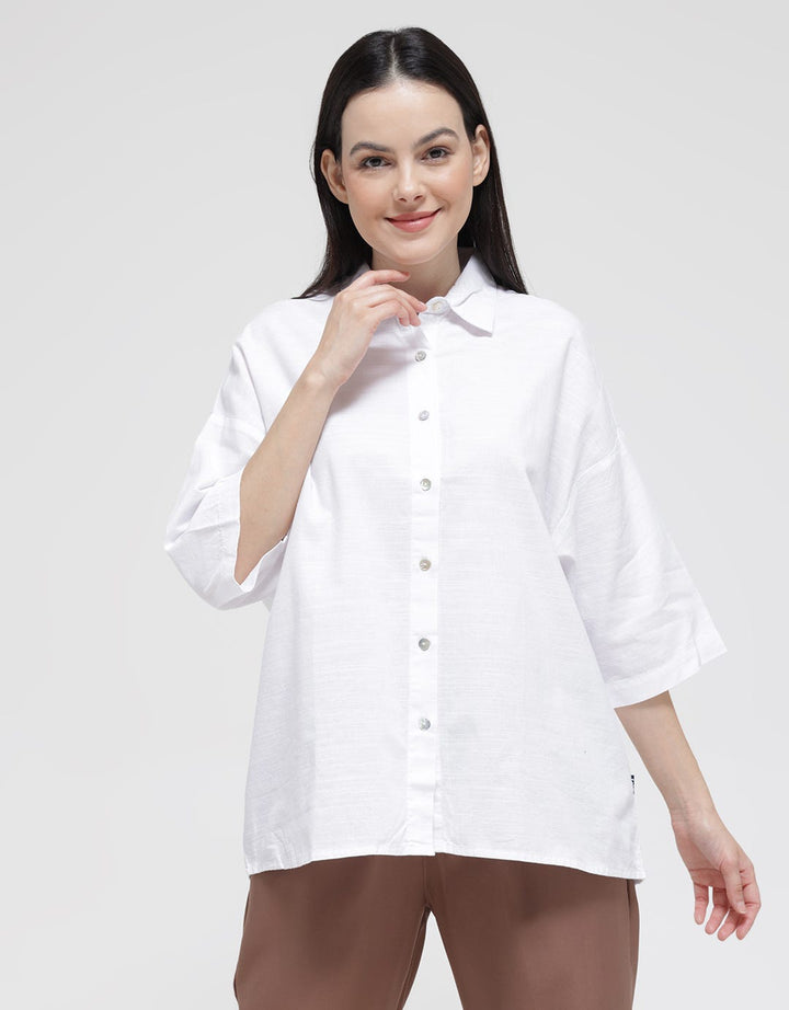 Lois Girl Cotton Linen Shirt