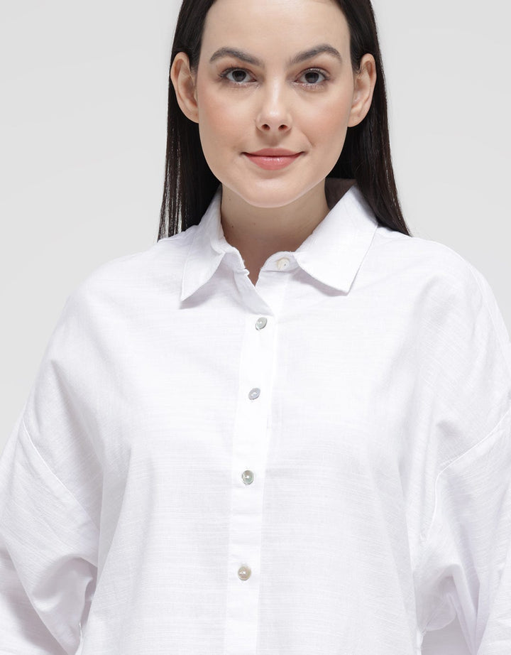 Lois Girl Cotton Linen Shirt