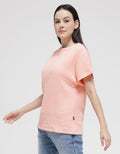 Lois Girl Cotton Suede Look T-Shirt