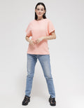 Lois Girl Cotton Suede Look T-Shirt