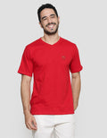 T Zone Kaos V Neck Regular Pria
