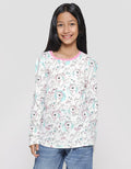 Aero Print Unicorn Cloud Magic Kaos Anak Perempuan