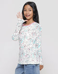 Aero Print Unicorn Cloud Magic Kaos Anak Perempuan