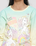 Aero Print Unicorn Rainbow Squad Kaos Anak Perempuan