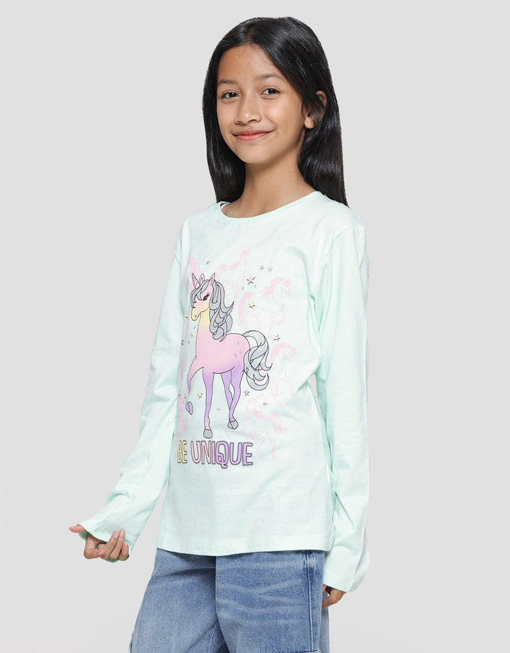 Aero Unicorn Be Unique Kaos Anak Perempuan