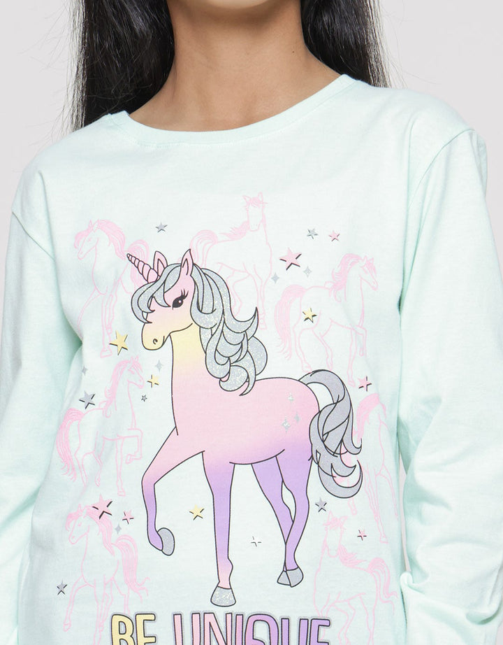 Aero Unicorn Be Unique Kaos Anak Perempuan