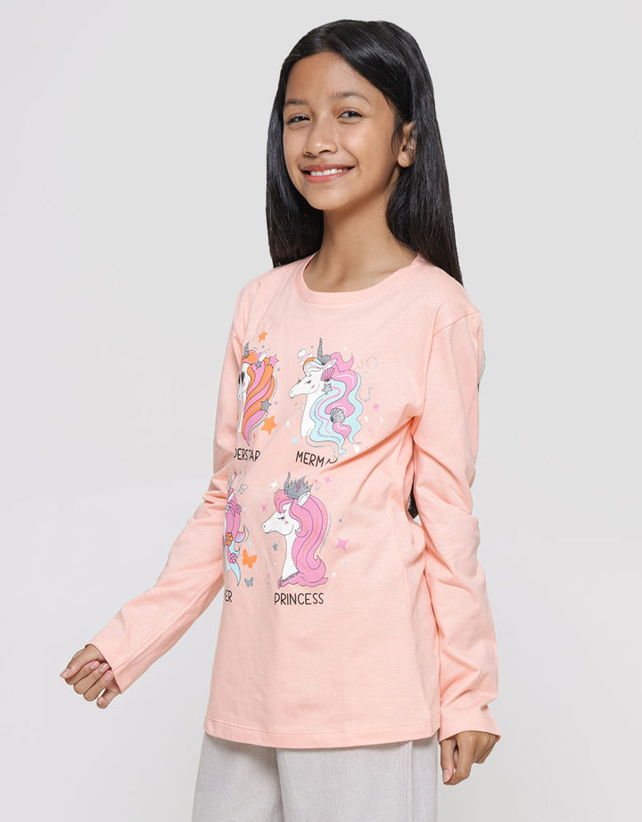 Aero Unicorn Superstar Kaos Anak Perempuan