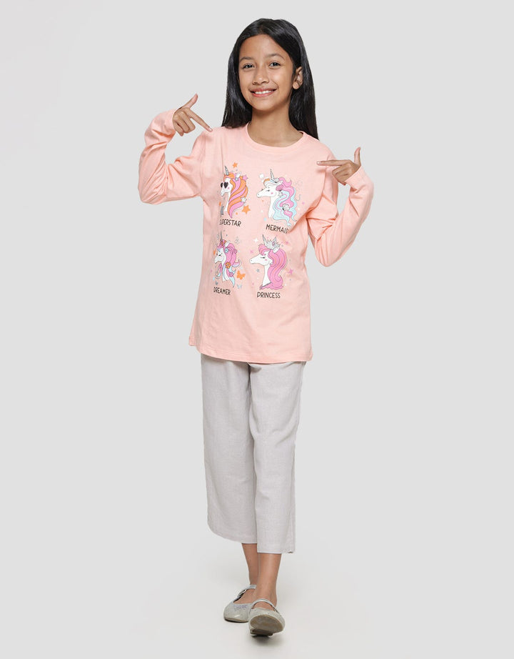 Aero Unicorn Superstar Kaos Anak Perempuan