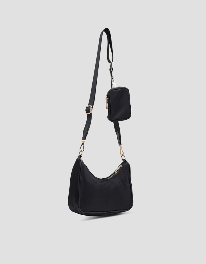Nevada Shoulder Bag Solid Vivere Wanita