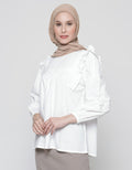 Annisa Details On Chest Blouse Wanita