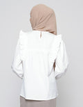Annisa Details On Chest Blouse Wanita