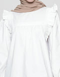 Annisa Details On Chest Blouse Wanita