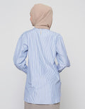 Annisa Long Sleeve Blouse Oversized Print With Baloon Sleeve