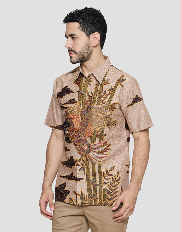 Arjuna Weda Body Fit Batik Garuda 2 Hem Pria