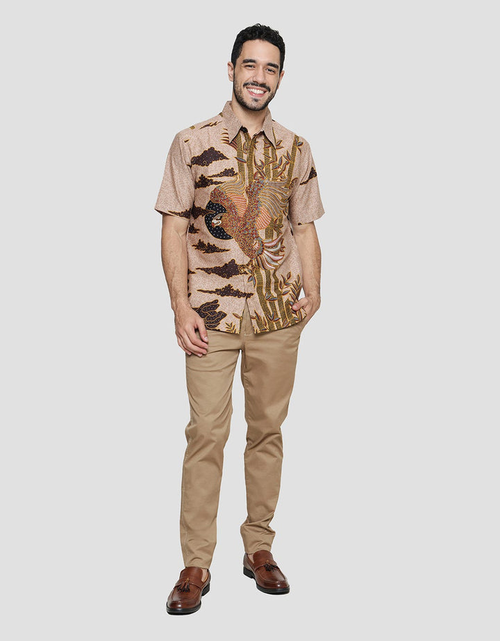 Arjuna Weda Body Fit Batik Garuda 2 Hem Pria