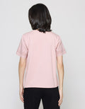 Details Short Sleeve T-Shirt Plain With Embro Beltee01