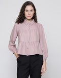 Details Long Sleeve Shirt With Twill Fabric
