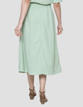 Brocade A Line Midi Skirt Details