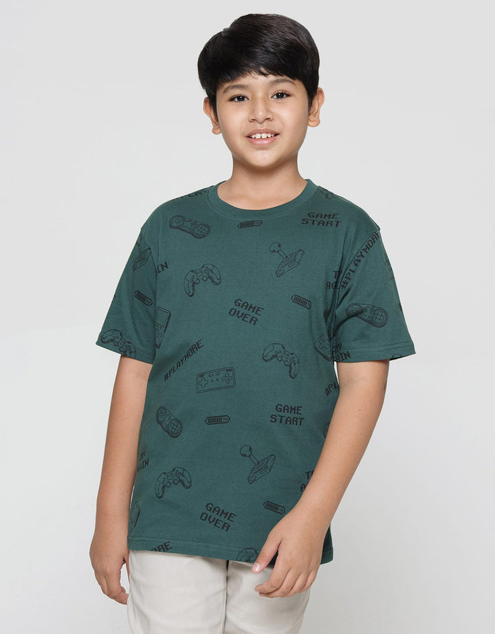 Aero Short Sleeve T-Shirt Print Game