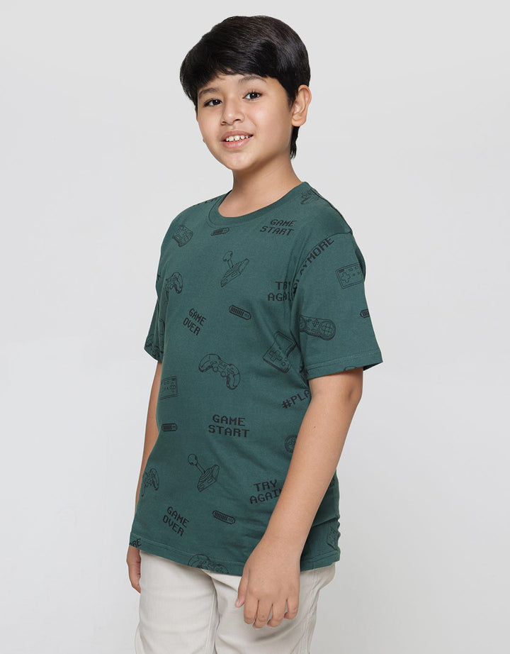 Aero Short Sleeve T-Shirt Print Game