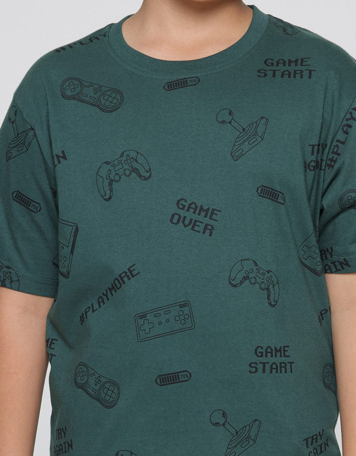 Aero Short Sleeve T-Shirt Print Game