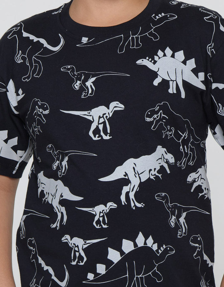 Aero Short Sleeve T-Shirt Full Print Dino