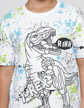 Aero Splash Dino Kaos Anak Laki-laki