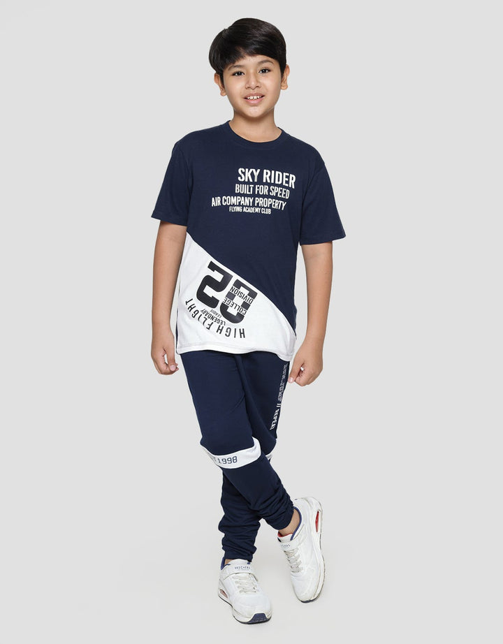 Aero Short Sleeve T-Shirt Print Sky Rider