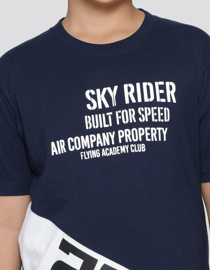 Aero Short Sleeve T-Shirt Print Sky Rider