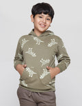 Aero Sweatshirt Hoody Print Dino Fury