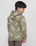 Aero Sweatshirt Hoody Print Dino Fury