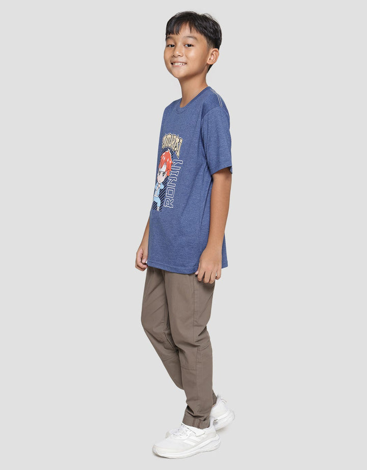 Aero Samurai Anime Print Kaos Anak Laki-laki