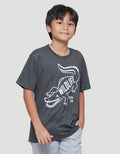 Aero Wildlife Crocodile Kaos Anak Laki-laki