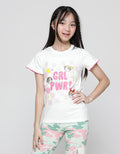 Character Powerpuff Girls Kaos Lengan Ruffle Anak Perempuan