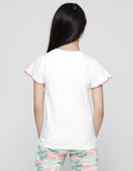 Character Powerpuff Girls Kaos Lengan Ruffle Anak Perempuan