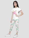 Character Powerpuff Girls Kaos Lengan Ruffle Anak Perempuan
