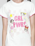 Character Powerpuff Girls Kaos Lengan Ruffle Anak Perempuan
