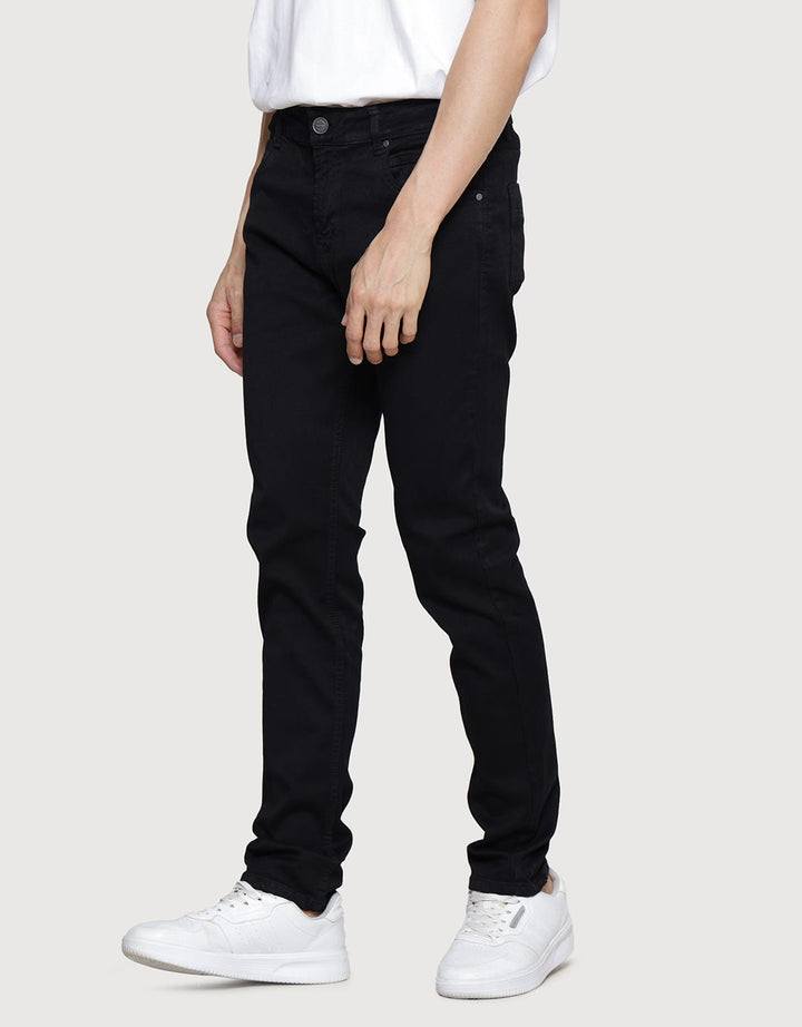 Triple Superblack Slim Fit Stretch Celana Jeans Big Size Pria