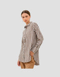 Graphis Kemeja Motif Gingham Wanita