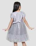 Donita Flower Patch Dress Party Anak Perempuan