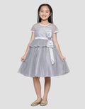 Donita Big Ribbon Party Dress for Girls